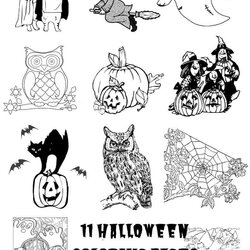 The Highest Quality Free Printable Halloween Coloring Pages For Kids