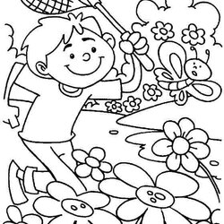 Admirable Best Images Of Spring Season Coloring Pages Printable Springtime Kids Seasons Via Seasonal Contact
