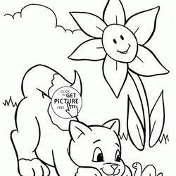 Out Of This World Elegant Image Coloring Pages Spring Springtime