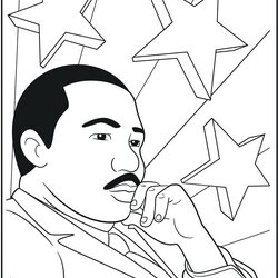 Super Martin Luther King Jr Coloring Pages Free At Louis Armstrong Color Printable Print