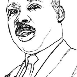 Worthy Pictures Martin Luther King Coloring For Kids Jr Pages Choose Board