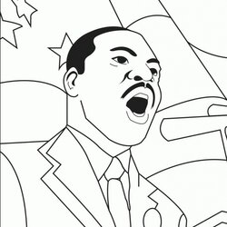 Tremendous Free Printable Martin Luther King Jr Day Coloring Pages