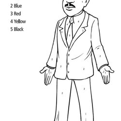 Terrific Free Printable Martin Luther King Jr Day Coloring Pages Color Dr Number Print Kids Sheets Worksheets