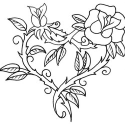 Get This Printable Roses Coloring Pages For Adults Online Print