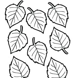 Perfect Fall Leaves Coloring Pages For Kindergarten At Free Leaf Printable Color Print