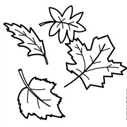 Get This Autumn Leaves Coloring Pages Fall Leaf Pumpkin Drawing Outline Jungle Printable Color Tree Oak Palm