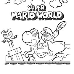 Brilliant Nintendo Coloring Pages At Free Printable Print