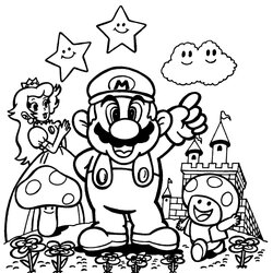 Outstanding Nintendo Switch Coloring Pages Home