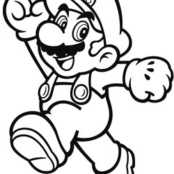 Nintendo Characters Coloring Pages At Free Download