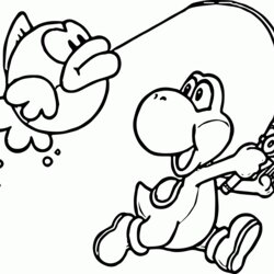 Terrific Free Nintendo Coloring Page Download Pages Library Fish