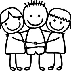 Best Friends Coloring Pages For Kids