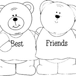 Spiffing Best Friend Coloring Pages To Download And Print For Free Friends