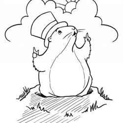 The Highest Quality Groundhog Coloring Pages Best For Kids Phil Hogs Day