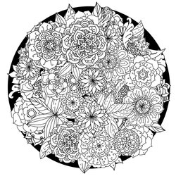 Excellent These Printable Abstract Coloring Pages Relieve Stress And Help You Mandala Meditate Flower Books