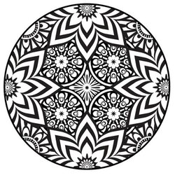 Get This Free Mandala Coloring Pages For Adults To Print Printable Mandalas Easy Color Flower Sheets