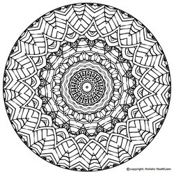 Supreme Mandala Coloring Pages For Adults To Print