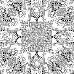 Outstanding Beautiful Free Printable Coloring Pages For Adults Adult Holiday Christmas Paisley Mandala Sheets