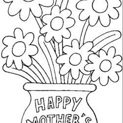 Eminent Mother Day Coloring Pages Mothers Color Print