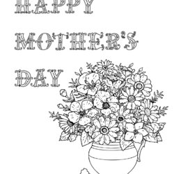 Free Printable Day Coloring Pages Designs Mother Mothers Sheets Color Cards Kids Mom Print Cute Choose Board