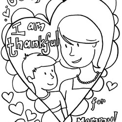 Admirable Day Coloring Pages Free Easy Print Mother Mothers Boy Son Ministry Version Children