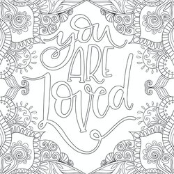 High Quality Coloring Pages Inspirational Quotes
