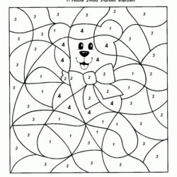 Sublime Printable Color By Number Coloring Page For Adults Home