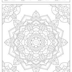 Superior Color By Numbers Printable Coloring Book For Adults Teens This