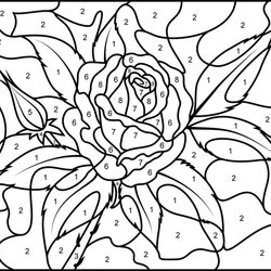 Out Of This World Coloring Page Color By Number Adults Free Image Ideas Adult Pages
