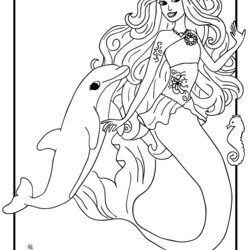 Admirable Mermaid Coloring Pages To Download And Print For Free