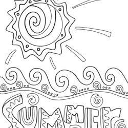 The Highest Standard Summer Coloring Pages Classroom Doodles Orig