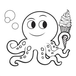 Brilliant Get This Free Summer Coloring Pages Octopus Preschool Colouring Color Kindergarten Print Sheets
