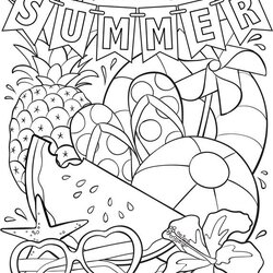 Champion Hello Summer Coloring Page To Send With Letters Our Compassion Pages Crayola Choose Board Print