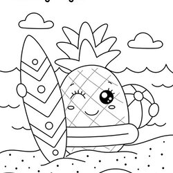 Free Printable Summer Coloring Pages For Kids Fun Apps Surfing