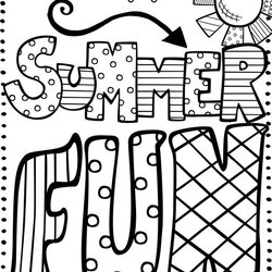 Peerless Free Printable Summer Coloring Sheets Fun Page