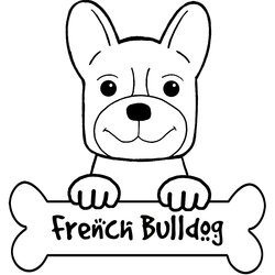 Smashing French Bulldog Coloring Pages Home Dog Terrier Boston Drawing Print Printable Color Schnauzer Bull