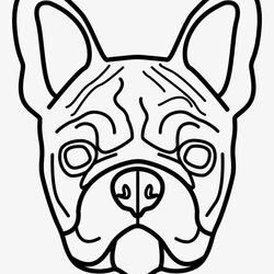 Sterling Bulldogs Drawing Coloring Page French Bulldog Free Transparent Pages Frances Para Ultra