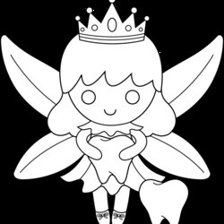Superb Free Printable Tooth Fairy Coloring Pages Home Cute Clip Colouring Books Print Line Sheets Fairies