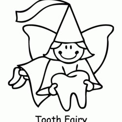 Super Tooth Fairy Coloring Pages Home Teeth Dental Sheets Printable Preschool Brushing Drawing Color