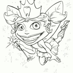 Preeminent Free Printable Tooth Fairy Coloring Pages Home Kids Drawing Popular Library
