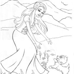 Eminent Free Printable Barbie Coloring Pages For Kids Princess Color Movies Wallpaper Print Bible Characters