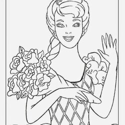 Coloring Pages Barbie Free Printable
