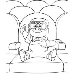 Splendid Up Coloring Pages Best For Kids Carl Movie Disney Printable Film Young Color House Girls Movies