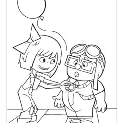 Outstanding Up Coloring Pages