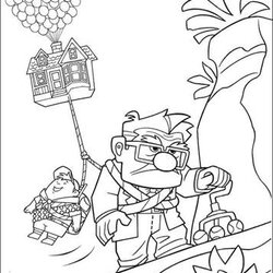 Terrific Kids Fun Coloring Pages Of Up