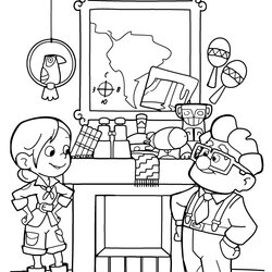 Up Coloring Page Pages Print Browser Window