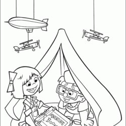 Excellent Up Coloring Pages Best For Kids Page