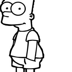 Fine Collection Of Bart Free Download Best On Gangster Simpson Drawing