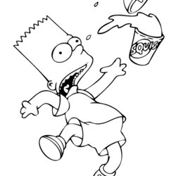 Capital Bart Simpson Image To Download Simpsons Coloring Pages Movie Sheets Color Print Trailer Book