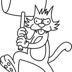 Outstanding Bart Simpson Coloring Pages Via Simpsons