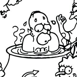 Very Good Bart Simpson Coloring Pages At Free Download Colouring